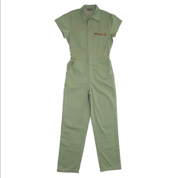 HOT LAVA COVERALL JUMPSUIT IN ARMY/ANIMAL - Picture 2 of 3